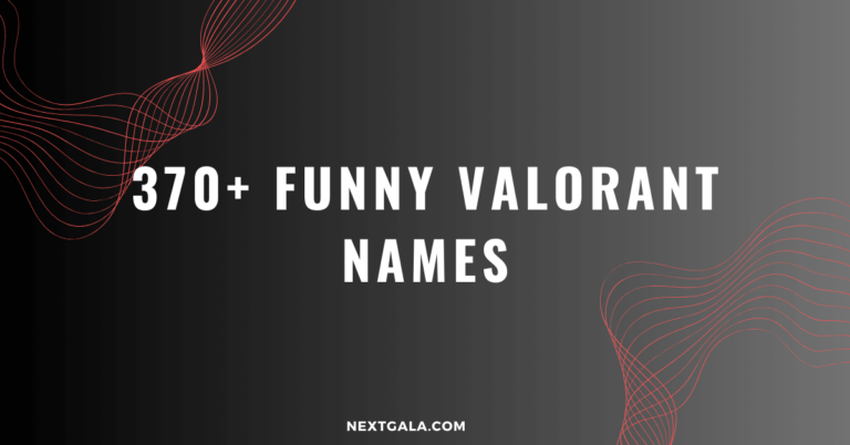 370+ Funny Valorant Names