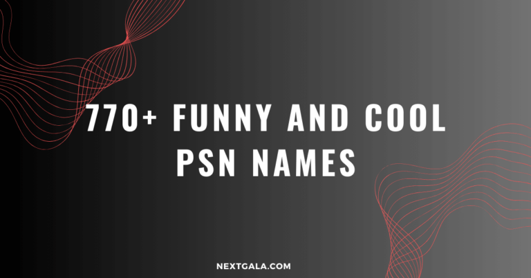 Cool PSN Names