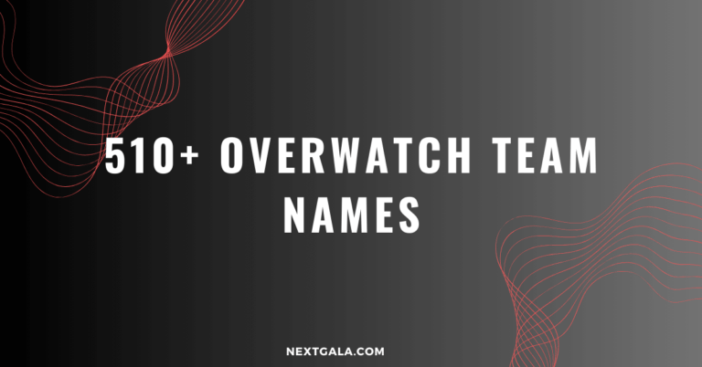 Overwatch Team Names
