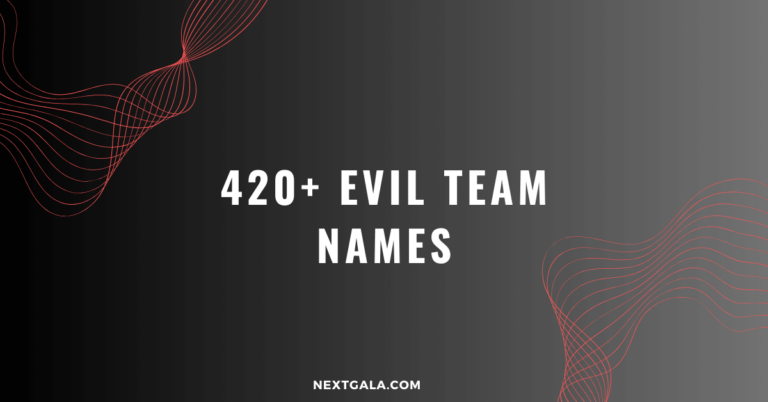 Evil Team Names