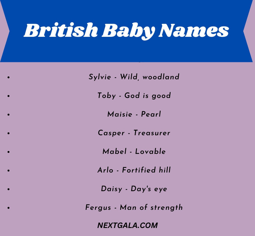 British Baby Names