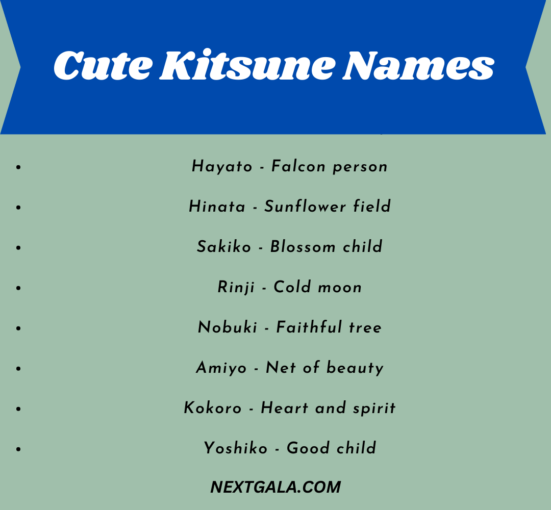 Kitsune Names