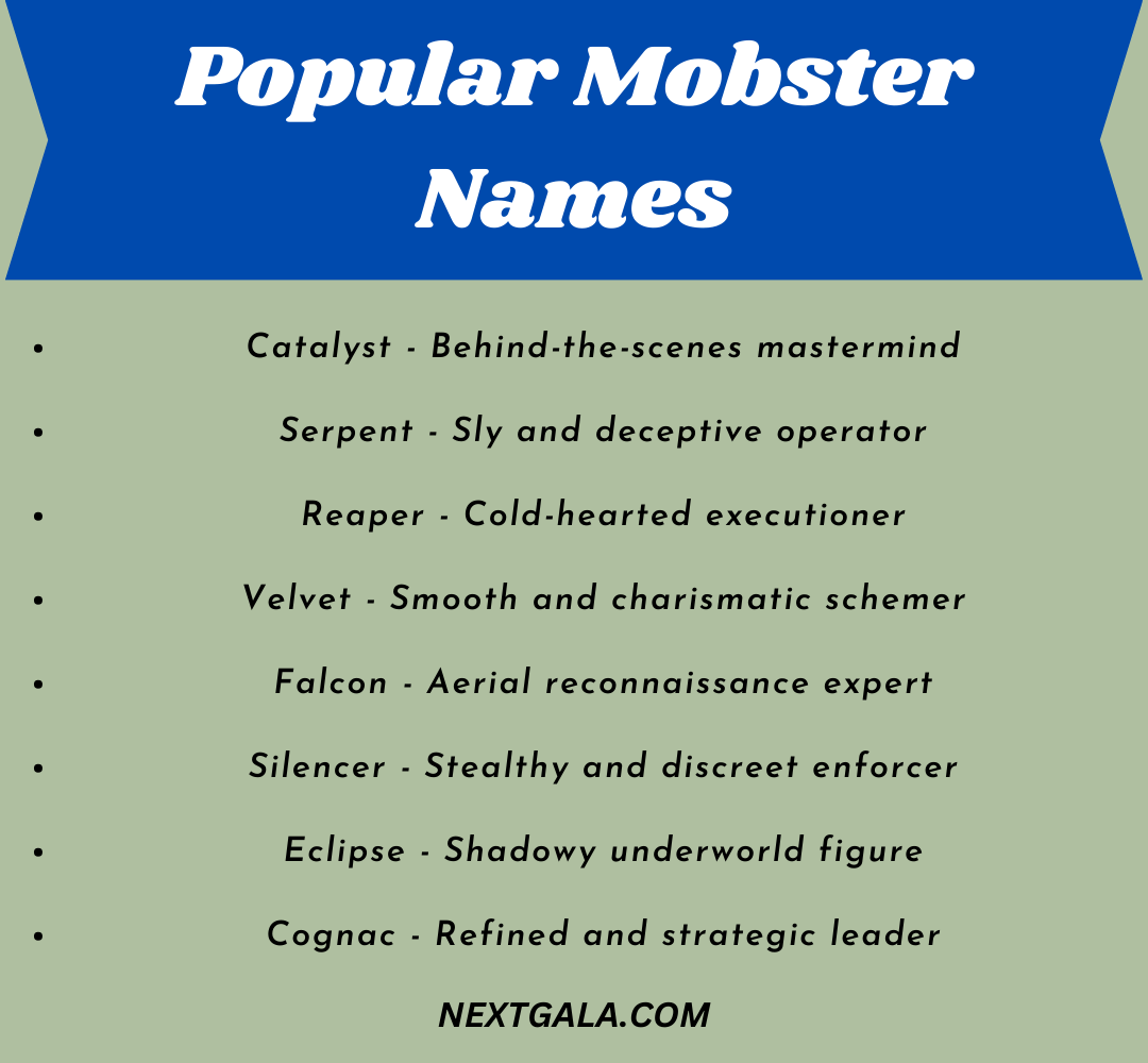 Mobster Names 