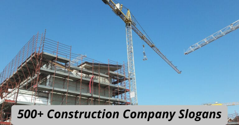 Construction Company Slogans