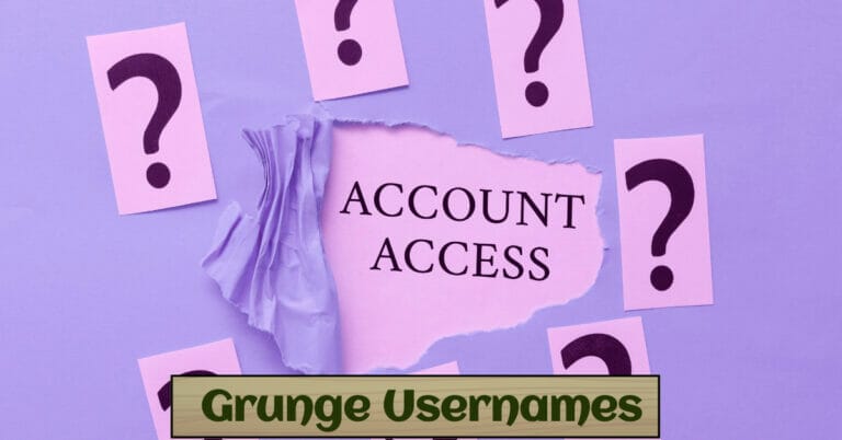 Grunge Usernames