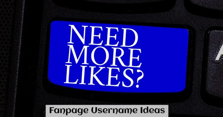 Fanpage Username Ideas