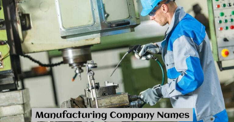 Manufacturing Company Names