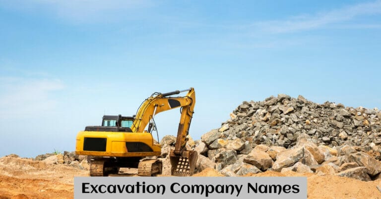 Excavation Company Names