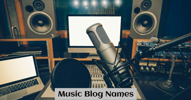 Music Blog Names