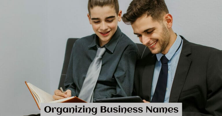 Organizing Business Names