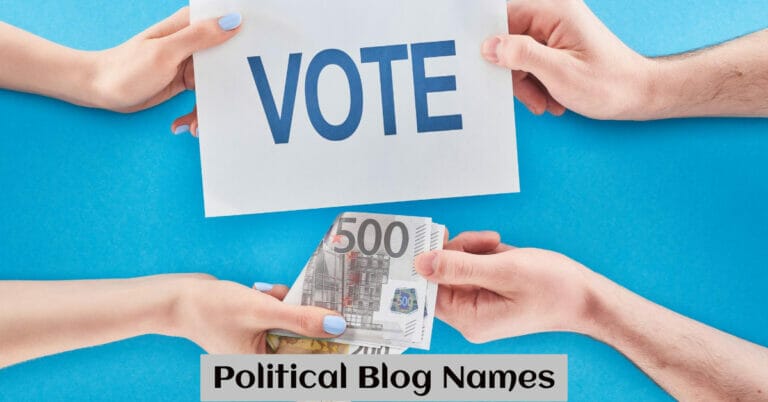 Political Blog Names