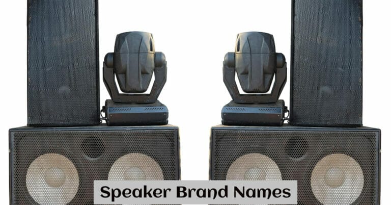 Speaker Brand Names