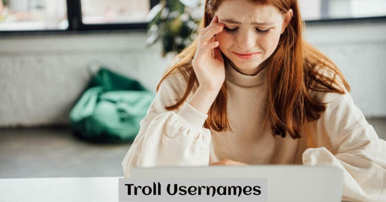 Troll Usernames