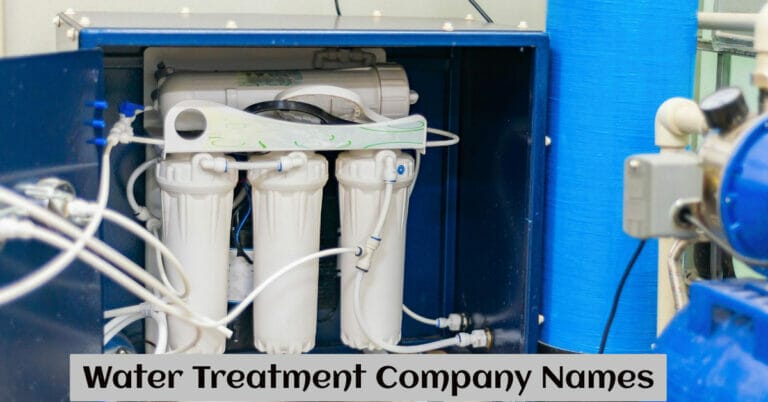 Water Treatment Company Names