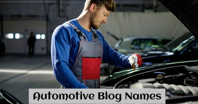 Automotive Blog Names