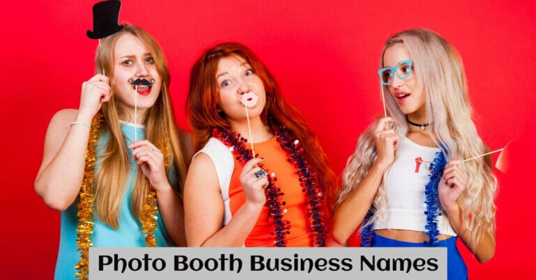 Photo Booth Business Names