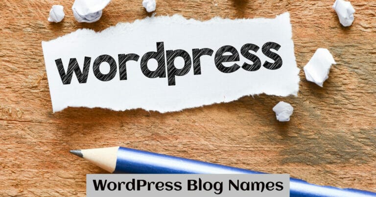 WordPress Blog Names