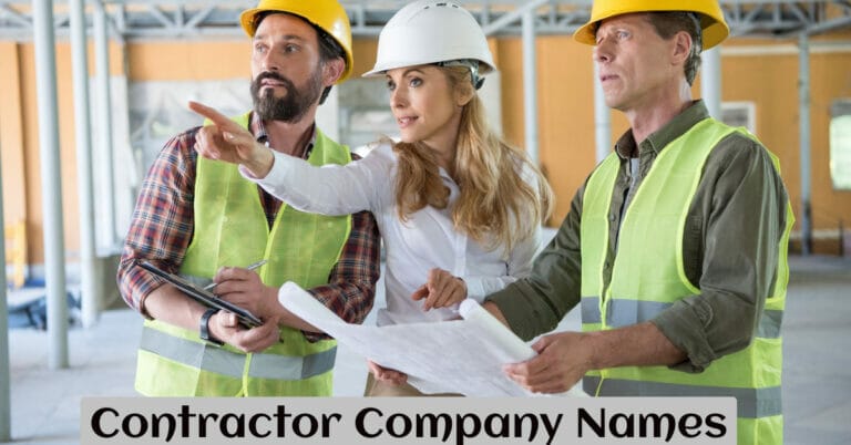 Contractor Company Names