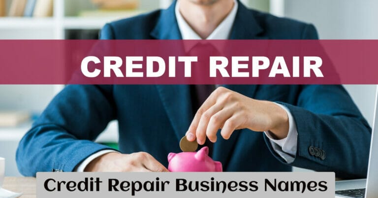 Credit Repair Business Names