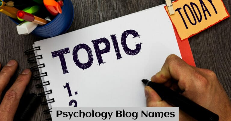 Psychology Blog Names