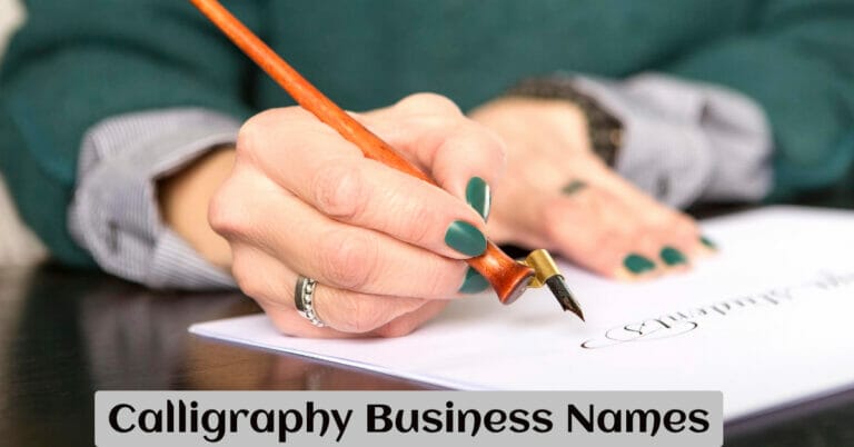 Calligraphy Business Names