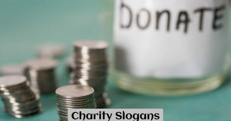 Charity Slogans