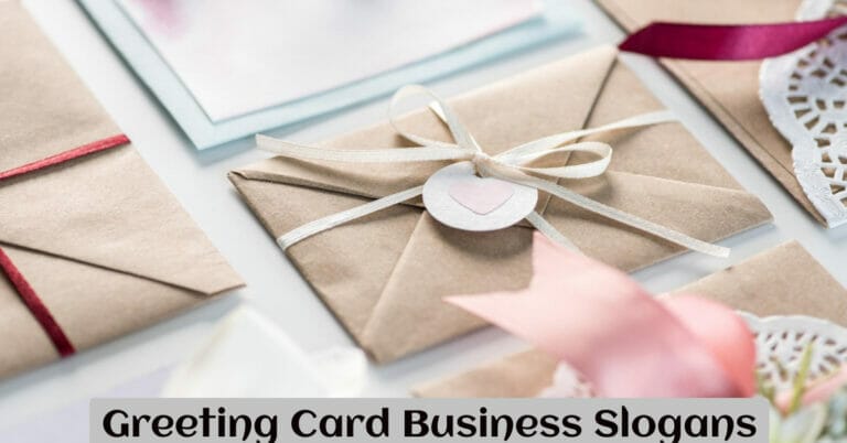 Greeting Card Business Slogans