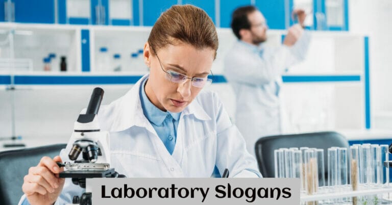 Laboratory Slogans