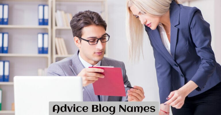 Advice Blog Names