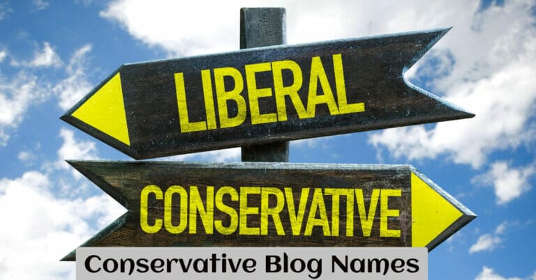 Conservative Blog Names