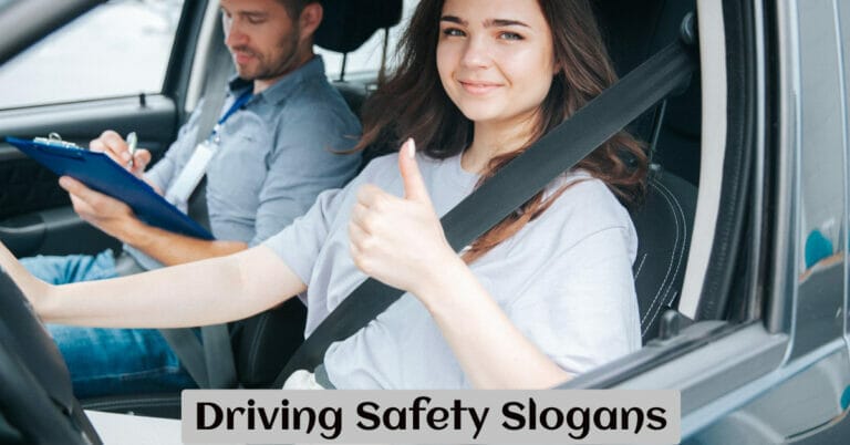 Driving Safety Slogans