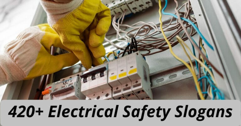 Electrical Safety Slogans