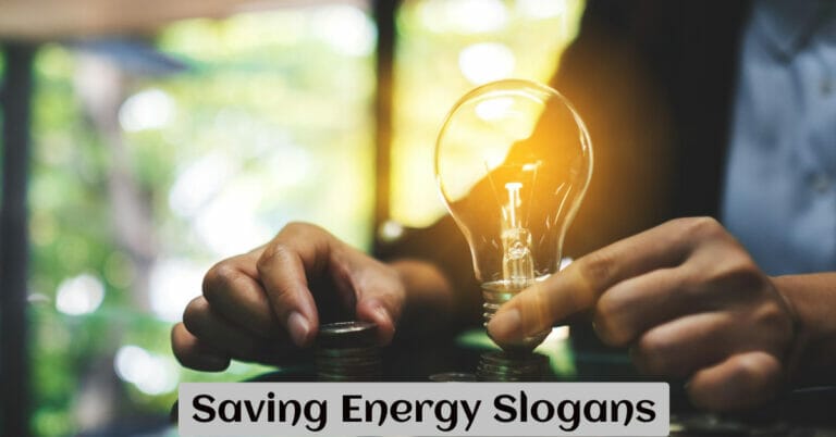 Saving Energy Slogans