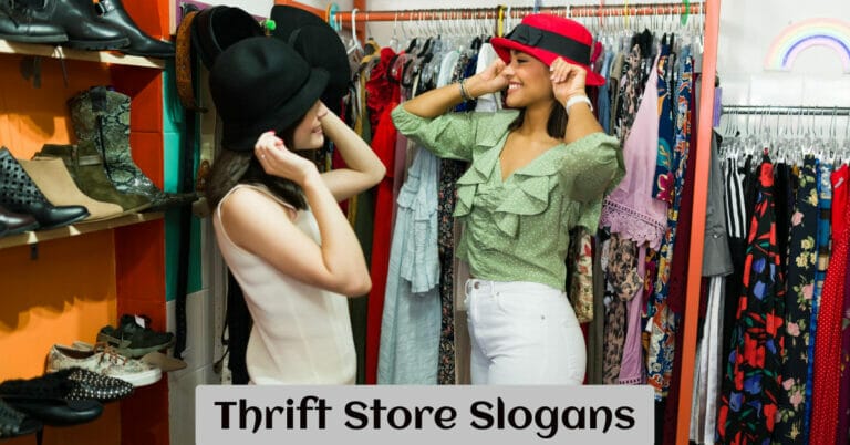 Thrift Store Slogans