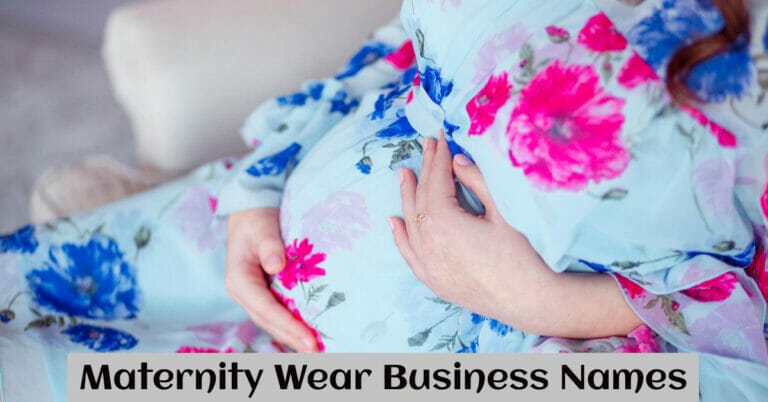 Maternity Wear Business Names