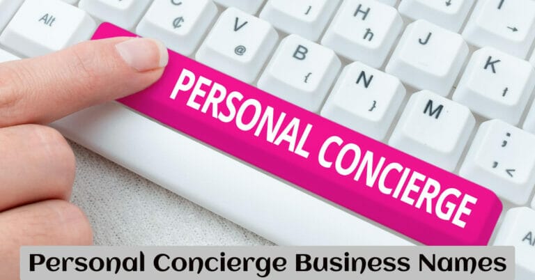 Personal Concierge Business Names