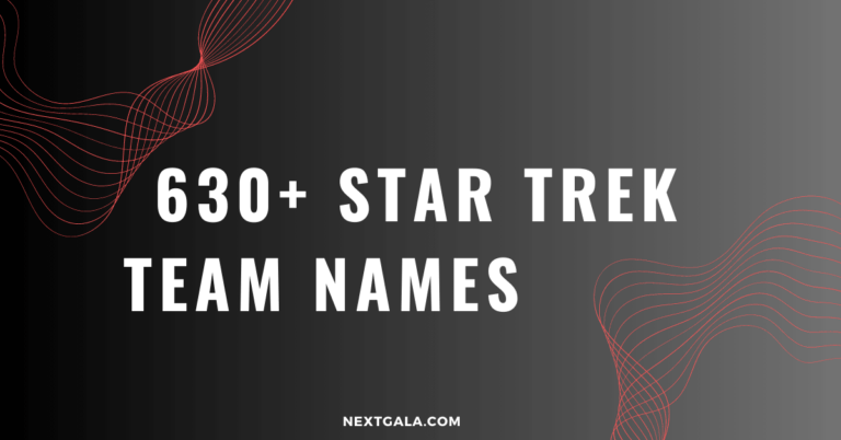 Star Trek Team Names