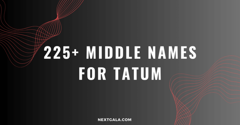 Middle Names For Tatum