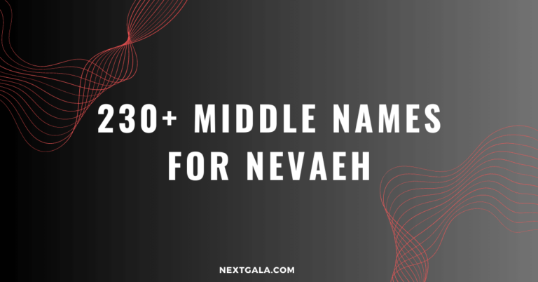 Middle Names For Nevaeh