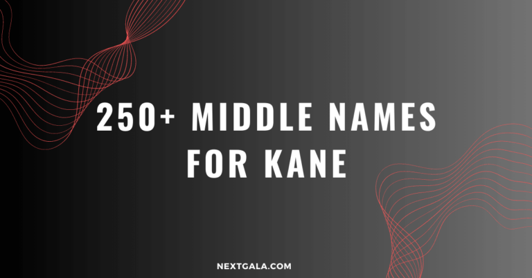 Middle Names for Kane