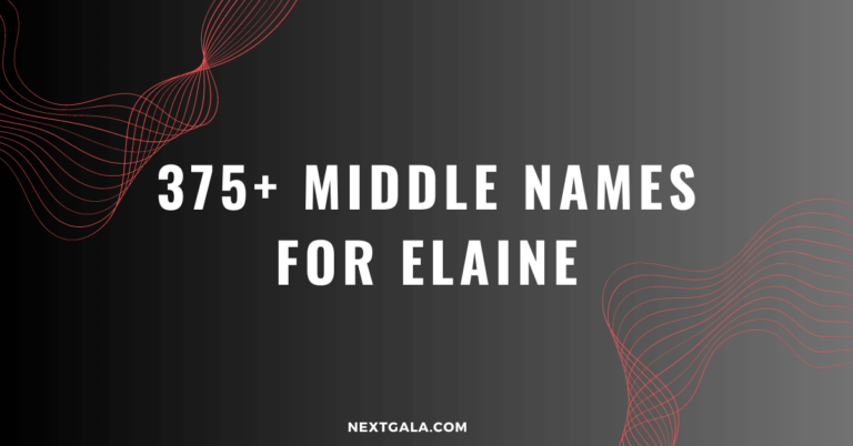 Middle Names For Elaine