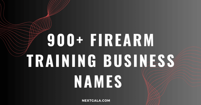 Firearm Training Business Names