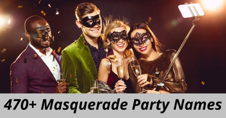 Masquerade Party Names