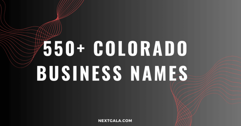 Colorado Business Names