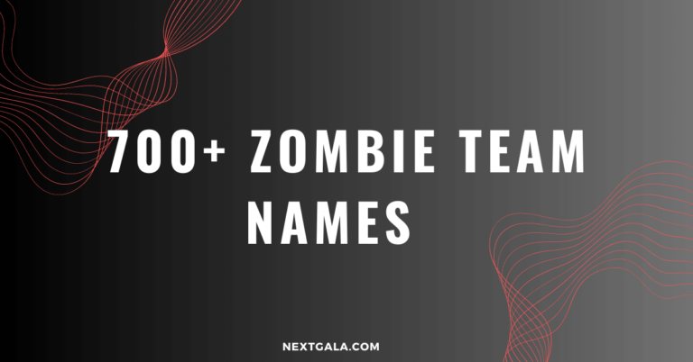 Zombie Team Names