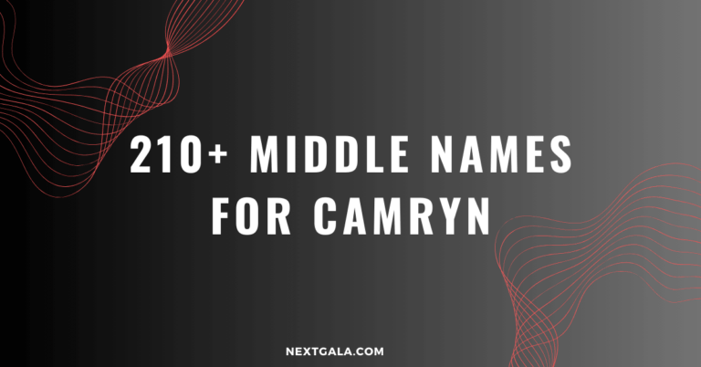 Middle Names For Camryn