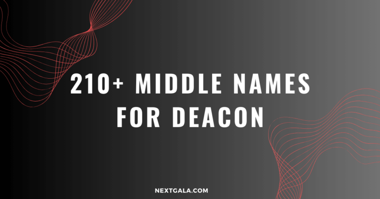 Middle Names For Deacon