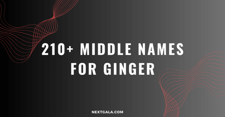 Middle Names For Ginger