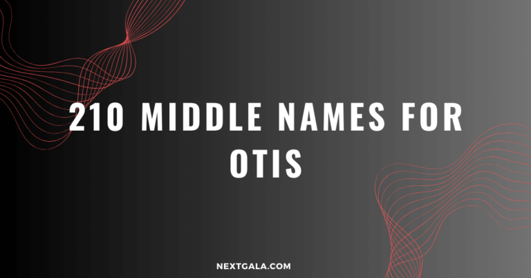 Middle Names For Otis