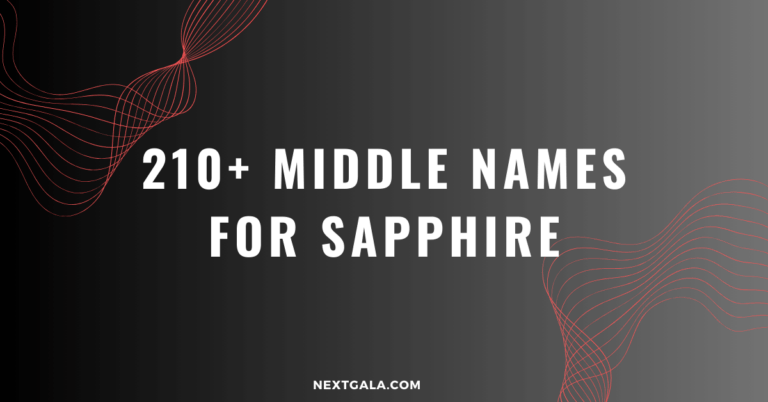 Middle Names For Sapphire